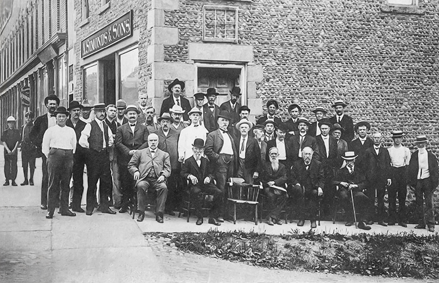 Group Portrait A Simonds & Sons Store